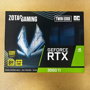 Tarjeta de gráficos ZOTAC GAMING GeForce RTX 3060 Ti Twin Edge OC LHR 8 GB GDDR6
