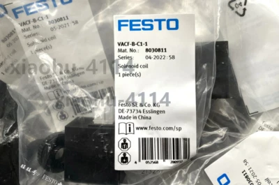 1PSC NEW FESTO Electromagnetic coil VACF-B-C1-1 8030811 - Image 1 of 2