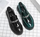 Men Creepers Loafers Platform Faux Leather Shoes Club Party Dress Casual Oxfords