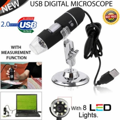 20MPX 8 LED PC USB-Micro USB Cellulare HD Microscopio Endoscopio Digitale - Immagine 1 di 4
