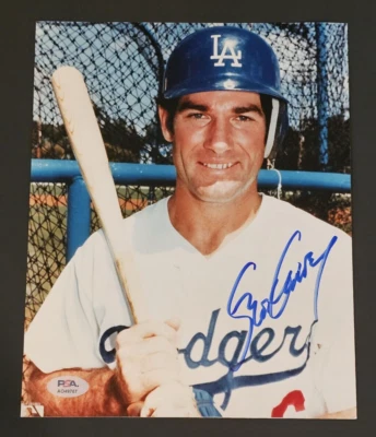 STEVE GARVEY Signed 8x10 Photo-PADRES-LOS ANGELES DODGERS-PSA - Image 1 of 3