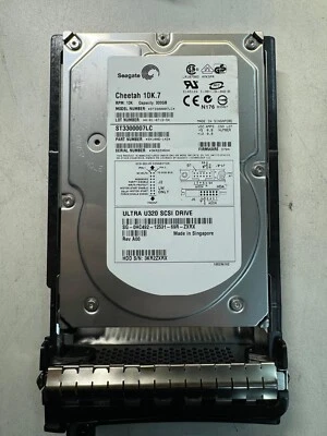 SEAGATE ST330007LC 9X1006-143 300GB 10K RPM SCSI Ultra320 80pin 8MB 3.5" HDD - Image 1 of 4