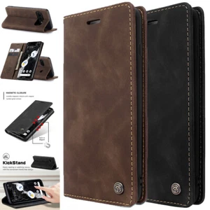 For Google Pixel 7/6/ 6 Pro Case RFID Blocking Card Magnetic Flip LeatherCover - Photo 1 sur 15