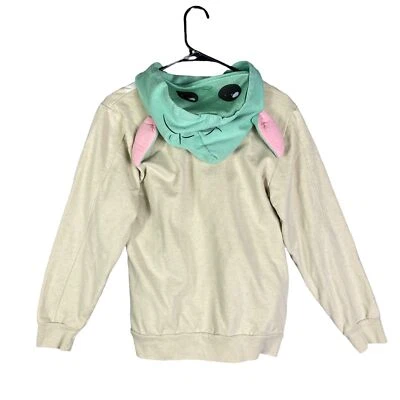 Mandalorian Yoda Sudadera con Capucha Niños Disfraz Star Wars Niño Niñas Talla XL Cremallera Completa Máscara Foto 1 de 4