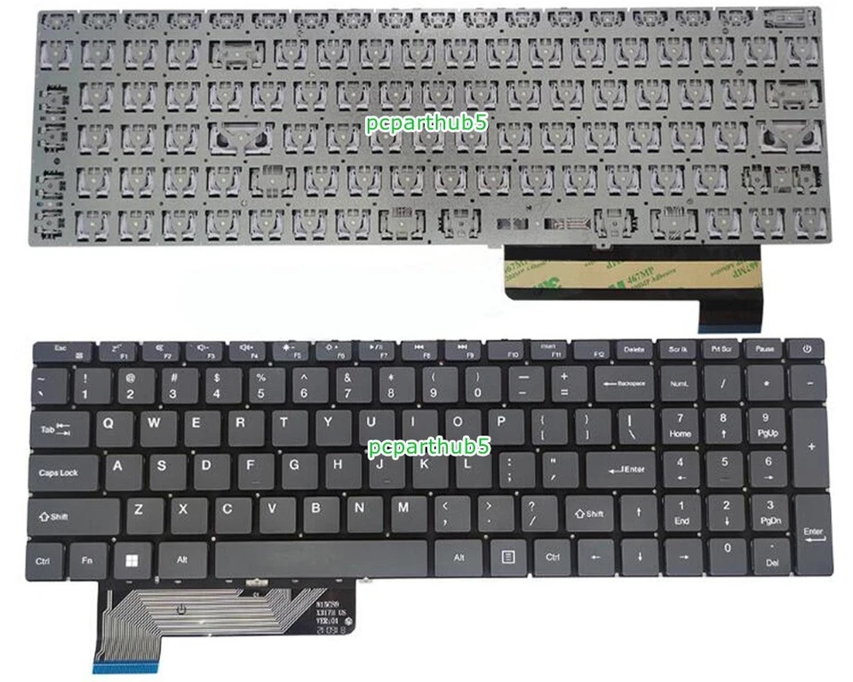 New Gateway GWTN156-7 GWTN156-7BK GWTN156-9 GWTN156-12 12BK Keyboard US Gray - Image 1 of 1
