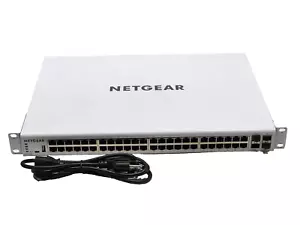 NETGEAR GC752XP 52-Port PoE Gigabit Ethernet Smart Switch W/ Cloud Management - Picture 1 of 3