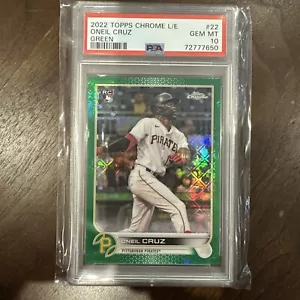 O’Neil Cruz 2022 Topps Chrome Logofractor Edition -Green Refractor /99 (RC) - Picture 1 of 2