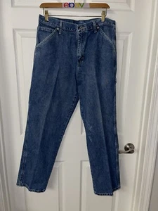👖 WRANGLER CARPENTER JEANS  Unisex  Men’s   90’s Vintage   32x30 - Picture 1 of 10