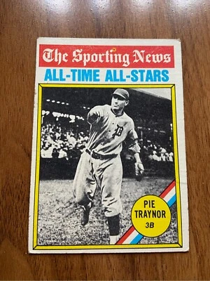 1976 Topps Pie Traynor Pittsburgh Pirates All Time All Stars #343 Baseball Card - Image 1 of 4