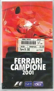 Ferrari Campione 2001 - videocassetta VHS ancora incelofanata, perfetta - Imagen 1 de 1