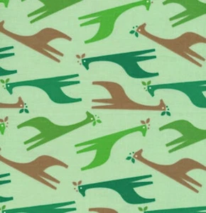 27 INCHES FREE Eleanor Grosch EG03 Green Zoo Menagerie - Picture 1 of 1