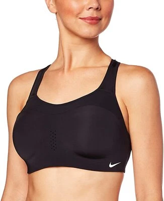 NEW Nike (MEDIUM)-[D-E] Women's Alpha Dri-FIT Sports/Yoga Bra-Black, AJ0340-010 - Image 1 of 2