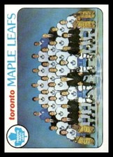 1978 Topps #206 Toronto Maple Leafs Team CL Toronto Maple Leafs  Hockey card