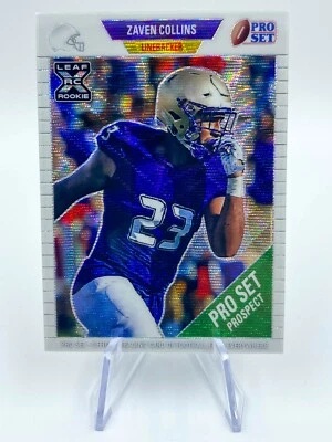 ZAVEN COLLINS Rookie 2021 Leaf Pro Set Metal White Wave /4 Tulsa Cardinals - Image 1 of 2