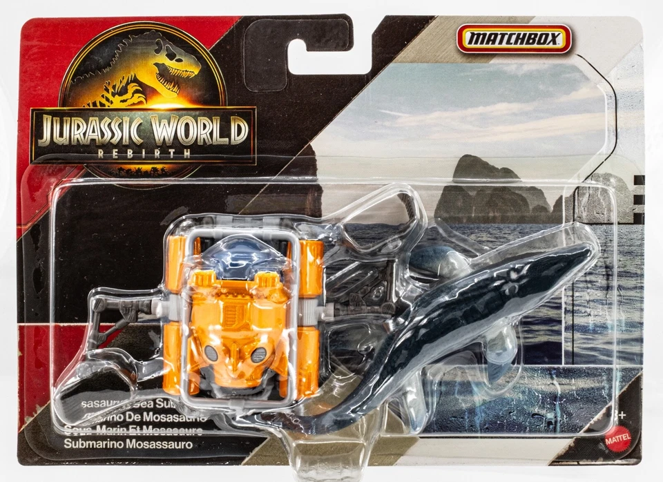 2025 Matchbox Jurassic World Rebirth Dino Transporters | Mosasaurus Sea Sub |FSC - Image 1 of 1
