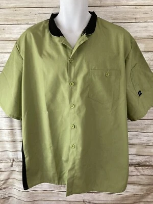 CHEF WORKS COOL VENT -COOK WORK SHIRT CSCV LIME 2XL J378 - Image 1 of 4