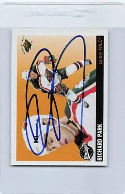 2002/03 Vintage #123 Richard Park Wild Signed Auto *H1080 - Image 1 of 2