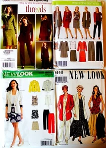 ¡Tú eliges! Misses ARMARIO Patrones de costura Vestidos Prendas para el torso Chaquetas Pantalones UC - Imagen 1 de 71
