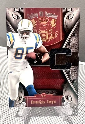 2011 Crown Royale ANTONIO GATES #/299 Game Used Jersey C Patch Legend🔥Chargers - Image 1 of 2