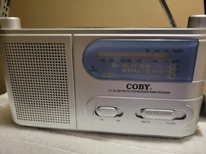 Coby CX-38 Portable AM FM TV / Weather Band Radio - Picture 1 of 8