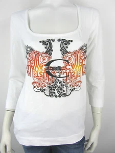 Just Cavalli Top Shirt T-Shirt Pailetten It 46 De 40 XL UVP 145€ - Bild 1 von 3