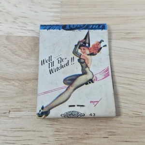 Vintage Pinup Matchbook San-Rose Beer Gardens Gardena California Empty - Picture 1 of 4