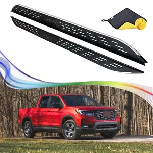 Fit Honda Ridgeline 2017-2026 Running Boards Side Step Pedals Nerf Bar W/Bracket - Picture 1 of 11