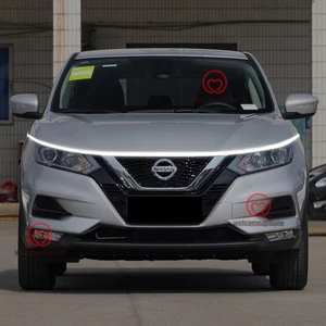 Front Grille Trim LED Hood Strip Lights DRL Decorative Lamps For   Nissan XTrail - Picture 1 of 11