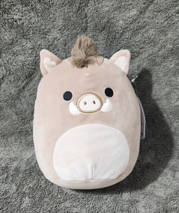Squishmallows Warren the Warhog Boar Stuffed/Plush 8" NWT - Picture 1 of 3