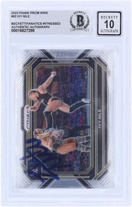 Ivy Nile WWE Autogramm 2023 Panini Prizm #92 BAS Fanatics Witnessed 10 Karten - Bild 1 von 1