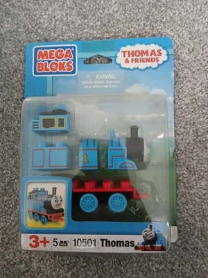 De colección Thomas and Friends Mega Bloques THOMAS #10501 Tren 5 Piezas 2010 3+ Sellado Foto 1 de 2