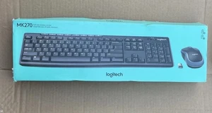 Logitech MK270 Full- Size Wireless Keyboard and Mouse Combo (920-004536) ——-24 - Picture 1 of 5