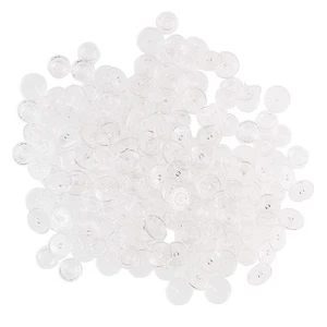 200 Sets Clear T5 Plastic Snaps Size 20 KAM Resin Buttons and Fasteners - Picture 1 of 5