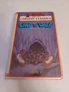 WALT DISNEY VHS CHIP N DALE WITH DONALD DUCK VOL. 1 CARTOON CLASSIC 1983 - Imagen 1 de 9