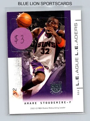 2003-04 SkyBox LE League Leaders #8 Amare Stoudemire - Изображение 1 из 2