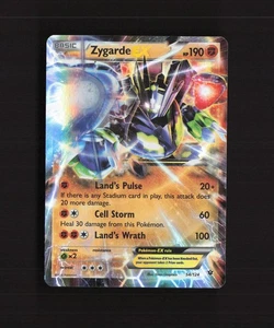 Zygarde EX 54/124 Fates Collide Ultra Rare Holo Pokemon Card MP - Picture 1 of 10