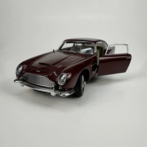 AUTOart 1:18 Aston Martin DB5 Dubonnet Red - Creme Interior - No Box - No Plate - Picture 1 of 18