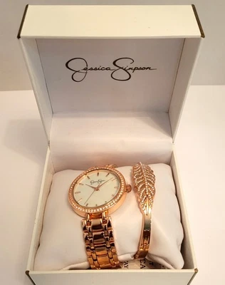 Jessica Simpson Womens Watch & Bracelet Rose Gold**Watch Has Never Been Tested** - Image 1 of 3