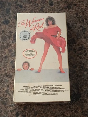 BRAND NEW The Woman In Red (VHS; 1984) Gene Wilder RARE Sealed OOP VESTRON - Image 1 of 4