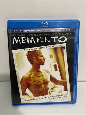 MEMENTO Blu-Ray 2011 Widescreen 10th Anniversary Special Edition - OOP! - image 1 of 4