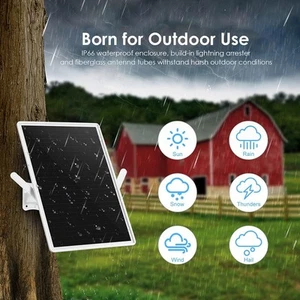 Long Range Wireless Connection 15W Solar WiFi Repeater with Portable Design - Photo 1/7