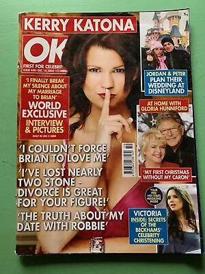 OK! mag 14-Dec-2004 KERRY KATONA Pamela Anderson Peter Andre Gloria Hunniford UK - Image 1 of 4