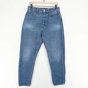 Rag & Bone Ryan High Waist Jeans Womens 29 Blue Mom 100% Cotton Button Fly - Picture 1 of 14