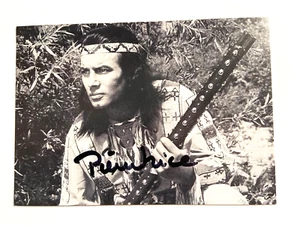 Pierre Brice Autogramm original signiert AK 15 x 10 "Winnetou" - Bild 1 von 2