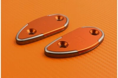 Obturadores Retrovisore Naranja-Titanio 45 mm TRIUMPH SPRINT RS 955 FI 1999-2004 - Imagen 1 de 4