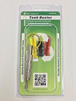 Empty Propane Gas cylinder recycling tool / Valve Core Gripper Removal Tool - Image 1 of 2