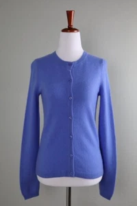 C BY BLOOMINGDALE'S NWT $178 Soft 100% Cashmere Cardigan Sweater Top Size XS - Picture 1 of 6