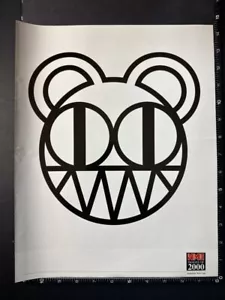 RADIOHEAD - LOGO 15x11' 2000 Poster Size Advert L351 - Picture 1 of 1