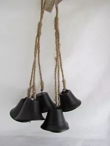 Jingle Bell cluster Ornaments 2pc Place & Time Warm Winter Wishes Collection NEW - Picture 1 of 7