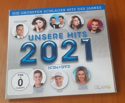 2 CD+DVD|Unsere Hits 2021⚡BLITZVERSAND⚡ - Bild 1 von 4